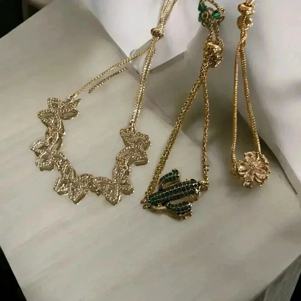 Lot of 3 gold and silver sliding bolo bracelets- NWT